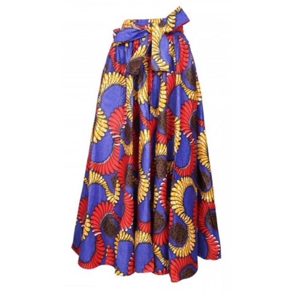 Ankara Maxi Wax Skirt
